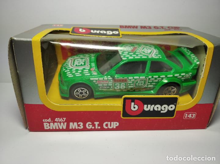 Coches a escala: BMW M3 GT DE BURAGO BBURAGO 1,43 CON SU CAJA