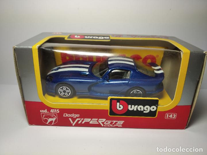 Coches a escala: DODGE VIPER DE BBURAGO BURAGO 1,43 NUEVO EN SU CAJA