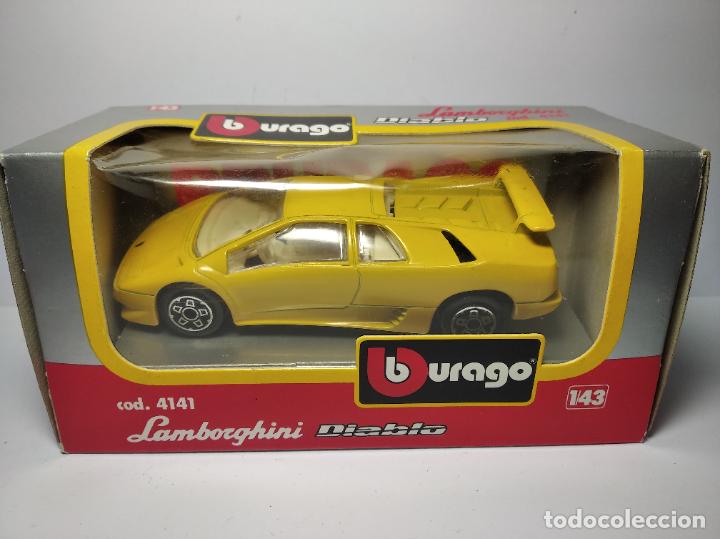 Coches a escala: LAMBORGHINI DIABLO BBURAGO BURAGO 1,43 NUEVO EN SU CAJA