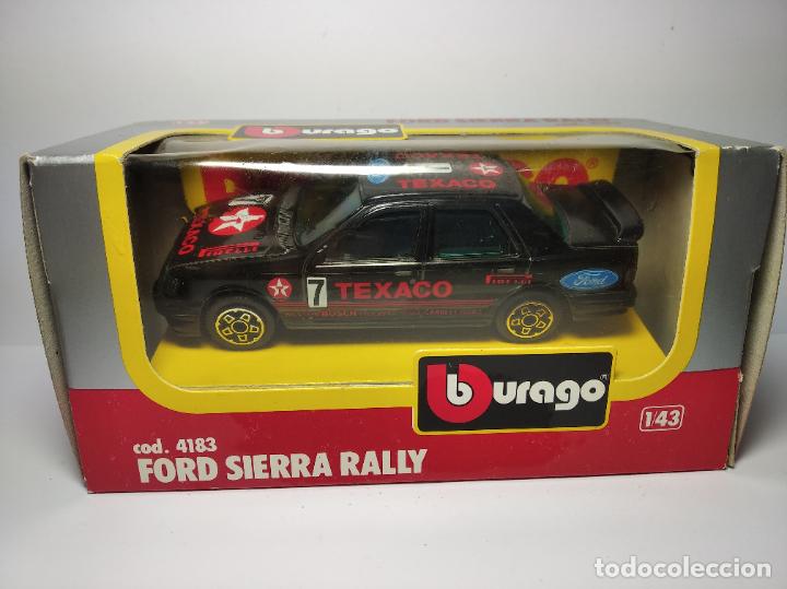 Coches a escala: FORD SIERRA RALLY BBURAGO BURAGO 1,43 NUEVO EN SU CAJA