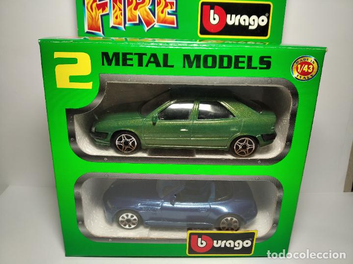Coches a escala: LOTE COCHES SET CITROEN XANTIA BMW Z3 DE BBURAGO BURAGO 1,43 NUEVOS EN SU CAJA
