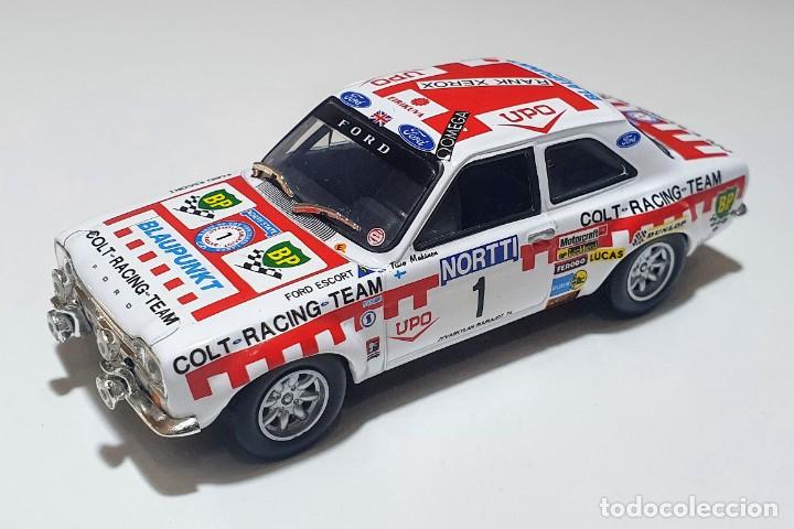 Voitures &agrave; l'&eacute;chelle: FORD ESCORT RS 1600 MKI - 1000 Lakes Rally 1974 - T. Makinen - H. Liddon