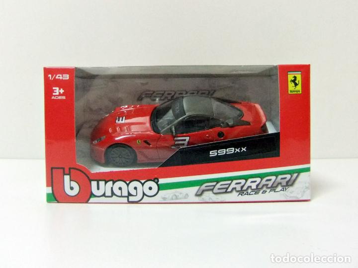 Coches a escala: FERRARI 599xx - BURAGO BBURAGO RACE & PLAY ESCALA 1:43 - JUGUETE COCHE TOY CAR AUTO ITALIA 599 xx