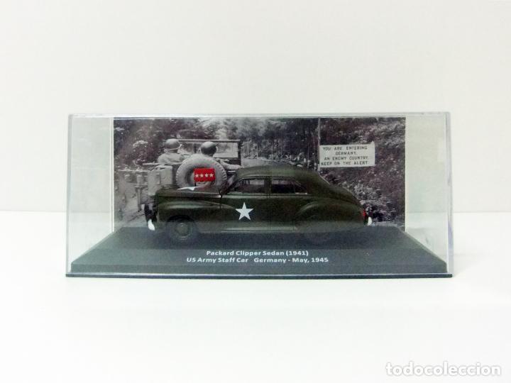 Auto in scala: PACKARD CLIPPER SEDAN 1941 US ARMY STAFF GERMANY 1945 ALTAYA COCHE 1:43 CAR EJ&Eacute;RCITO AMERICANO USA