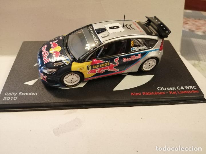 Coches a escala: CITROEN C4 WRC RED BULL campeones de rallye 2010 escala 1/43 muy buen estado ver fotos