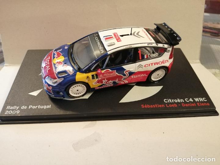 Coches a escala: CITROEN C4 WRC RED BULL campeones de rallye 2009 escala 1/43 muy buen estado ver fotos