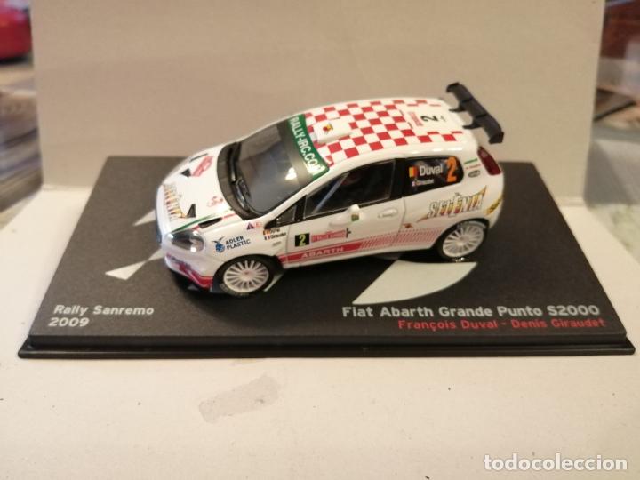 Auto in scala: FIAT ABARTH GRANDE PUNTO S2000 campeones de rallye 2009 escala 1/43 muy buen estado ver fotos