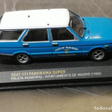 Auto in scala: SEAT 131 PANORAMA SUPER / POLICIA MUNICIPAL - AYUNTAMIENTO DE MADRID (1980) - ALTAYA COCHE. Lote 358380040