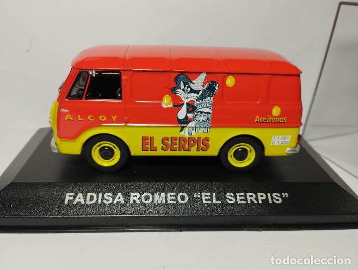 Auto in scala: FURGONETA FADISA ROMEO EBRO EL SERPIS DE IXO ALTAYA SALVAT 1,43 NUEVO EN SU CAJA