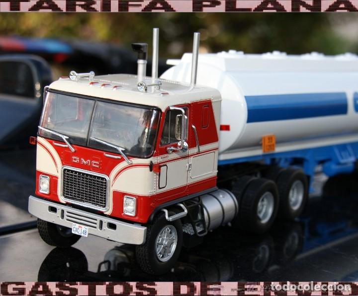 Voitures &agrave; l'&eacute;chelle: CAMION AMERICANO GMC Astro 95 (1970) CON CISTERNA CAMPSA (LA TRACTORA ORIGINALMENTE NO VENIA CON EL