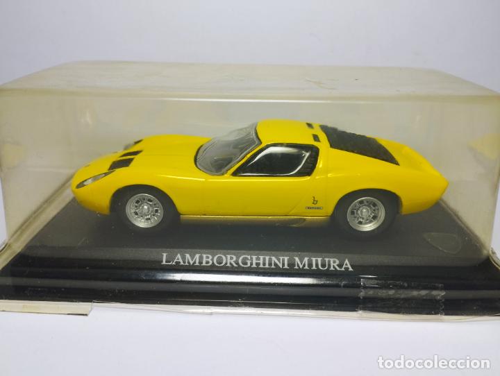 Auto in scala: LAMBORGHINI MIURA DE EDICIONES DEL PRADO UNIVERSAL HOBBIES1,43 MUY BUENO EN SU CAJA