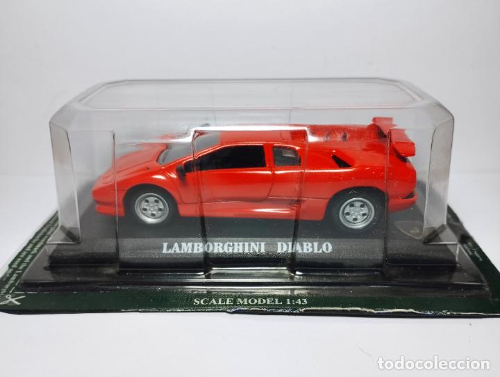 Auto in scala: LAMBORGHINI DIABLO EDICIONES DEL PRADO UNIVERSAL HOBBIES UH 1,43 MUY BUENO EN SU CAJA