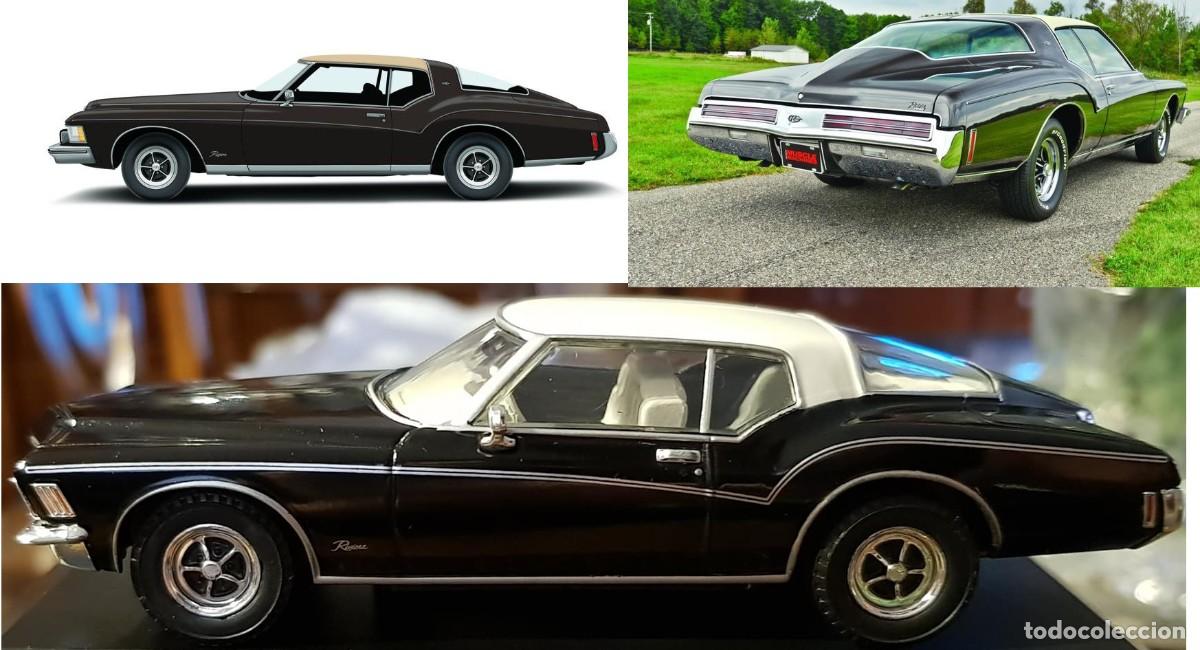 Auto in scala: BUICK RIVIERA COUP&Eacute; V8 GENERAL MOTORS (1972 ), 1/43. IXO