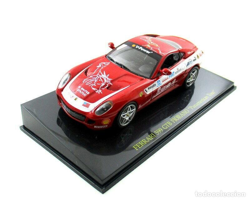 Auto in scala: FERRARI 599 GTB FIORANO. PANAMERICAN TOUR, 1/43. IXO