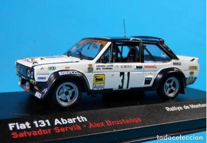 Auto in scala: FIAT 131 ABARTH SALVADOR SERVIA RALLY MONTECARLO 1979, 1/43. IXO