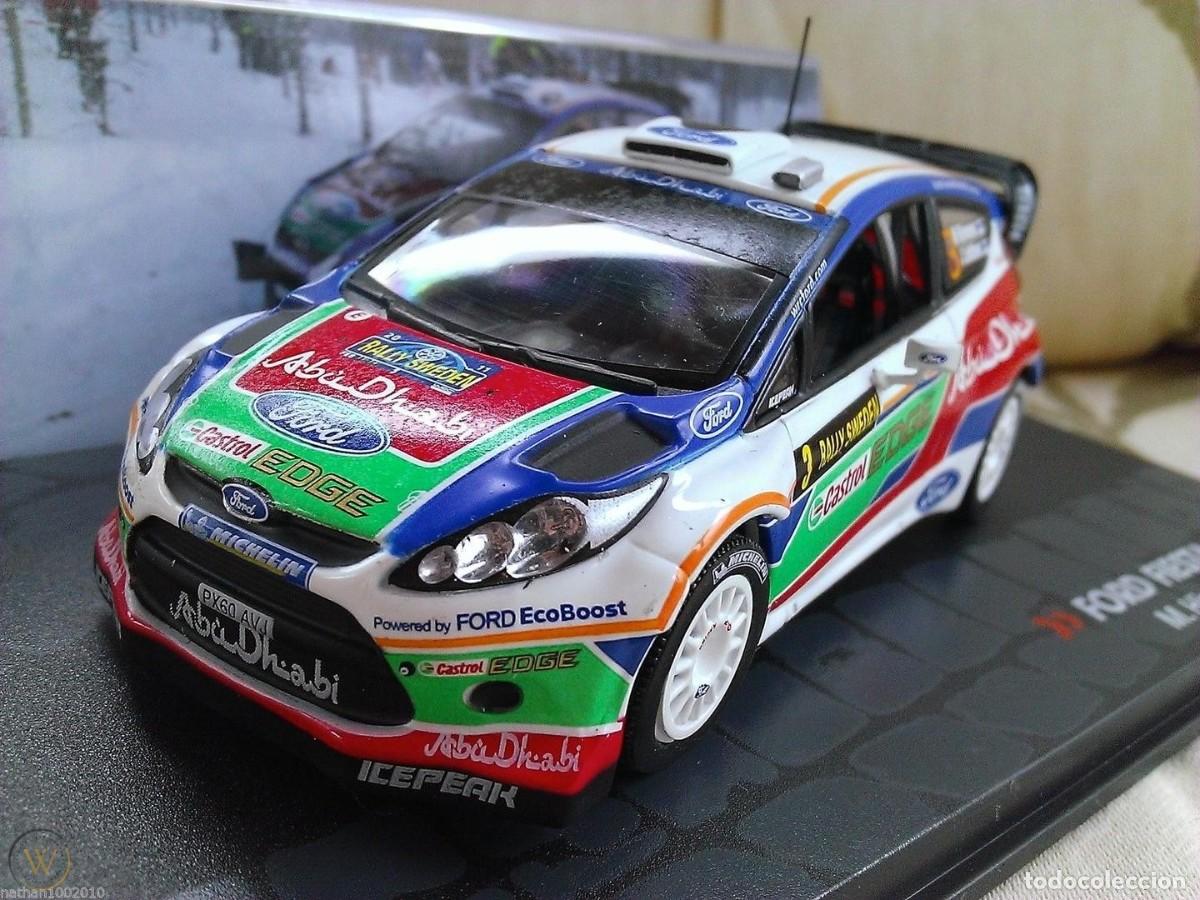 Auto in scala: FORD FIESTA RS WRC. RALLY SWEDEN 2011. M. HIRVONEN, 1/43. IXO