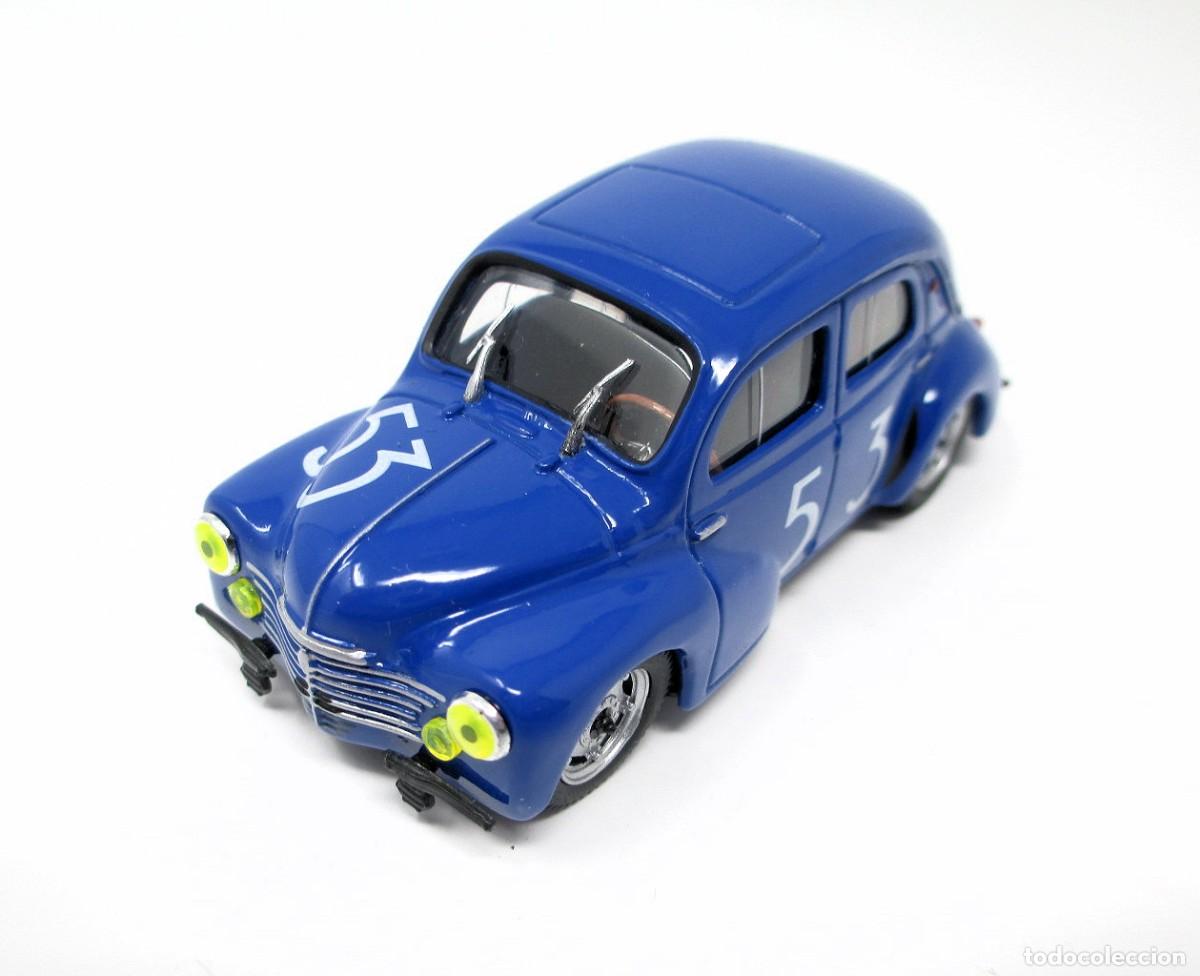Carros em escala: Renault 4 CV de carreras con el n&ordm; 53 - Escala 1/43 de Eligor