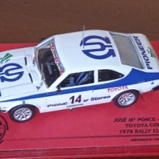 Coches a escala: 1/43 TOYOTA COROLLA LEVIN PONCE RALLY CORTE INGLÉS 1978. Lote 366694326