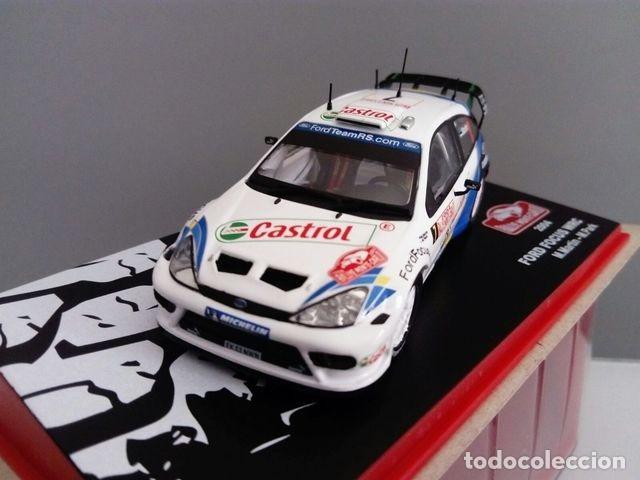 Voitures &agrave; l'&eacute;chelle: FORD FOCUS WRC. M. MARTIN. RALLY MONTECARLO 2004, 1/43. IXO