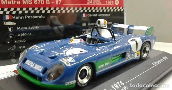 Voitures &agrave; l'&eacute;chelle: MATRA MS670B. HENRI PESCAROLO. 24H LEMANS 1974, 1/43. IXO