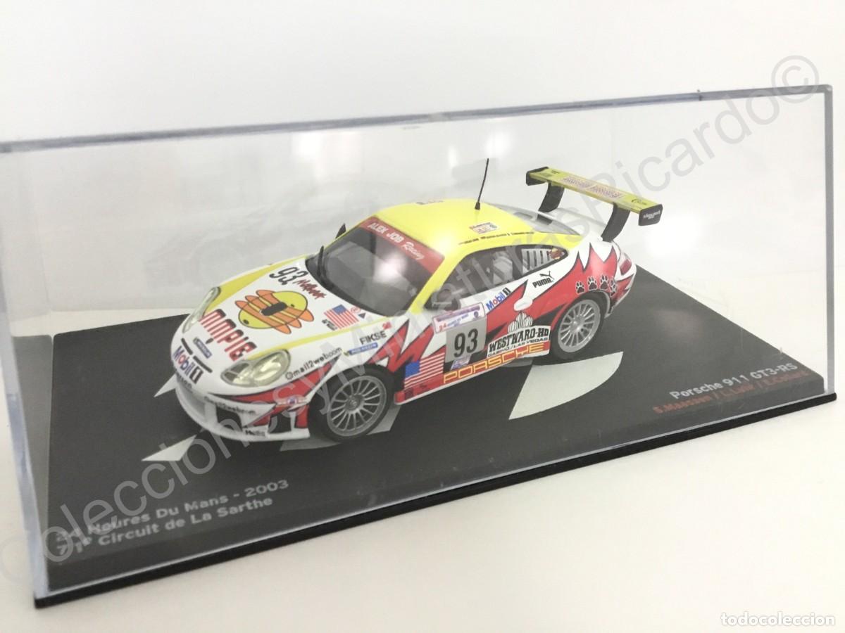 Model Cars: Coche de competici&oacute;n 24h le mans Porsche 911 GT3 - RS / A&ntilde;o 2003 (Escala 1:43) ixo, RS3. New