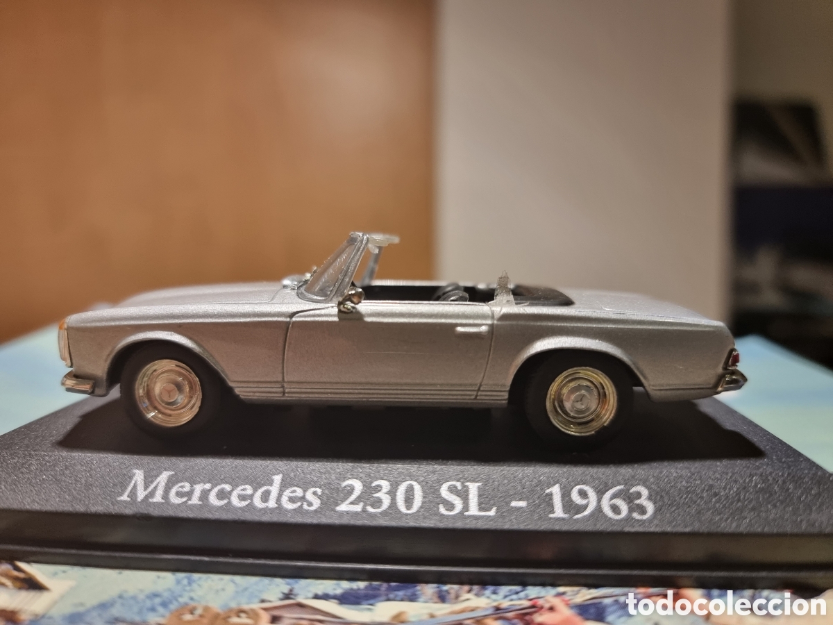 Voitures &agrave; l'&eacute;chelle: Mercedes 230 SL 1963 de 1/43 y su fasciculo