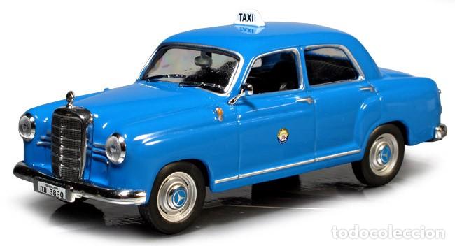 Voitures &agrave; l'&eacute;chelle: MERCEDES BENZ PONTON 180D TAXI (VIENTIANE 1989), 1/43. IXO