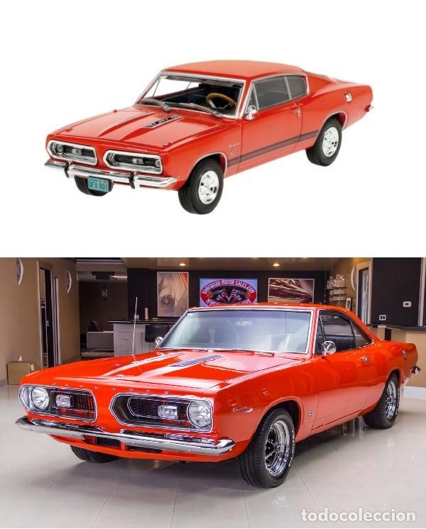 Auto in scala: PLYMOUTH BARRACUDA SPORTS FASTBACK FORMULA S (1968), 1/43. IXO