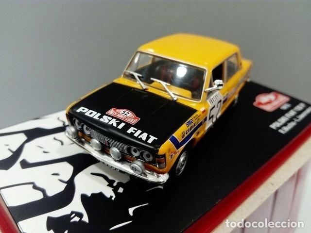 Auto in scala: POLSKI FIAT 125 P. R. MUCHA. RALLY MONTECARLO 1972, 1/43. IXO