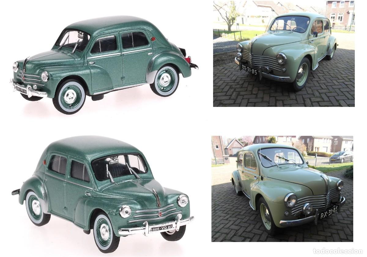Auto in scala: RENAULT 4 CV, FRANCE 1954, 1/43. IXO