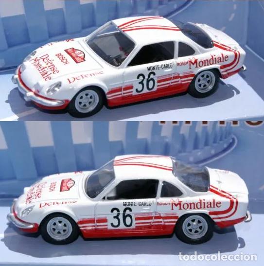 Auto in scala: RENAULT ALPINE A110. RALLY MONTECARLO 1973, 1/43. IXO