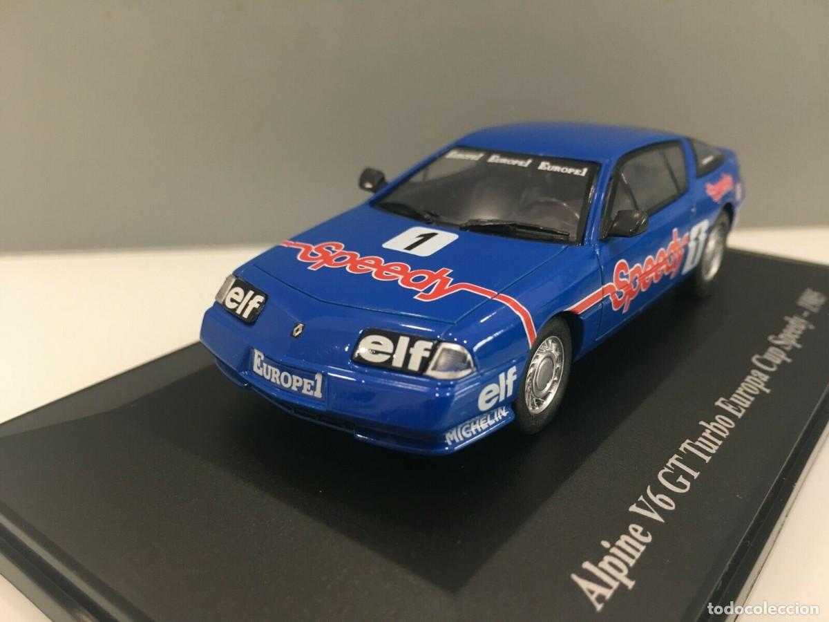 Auto in scala: RENAULT ALPINE V6 GT TURBO EUROPA CUP SPEEDY 1985, 1/43. IXO