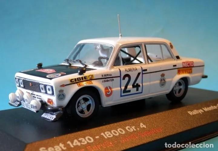 Auto in scala: SEAT 1430 1800 GR. 4. SALVADOR SERVIA. RALLY MONTECARLO 1977, 1/43. IXO