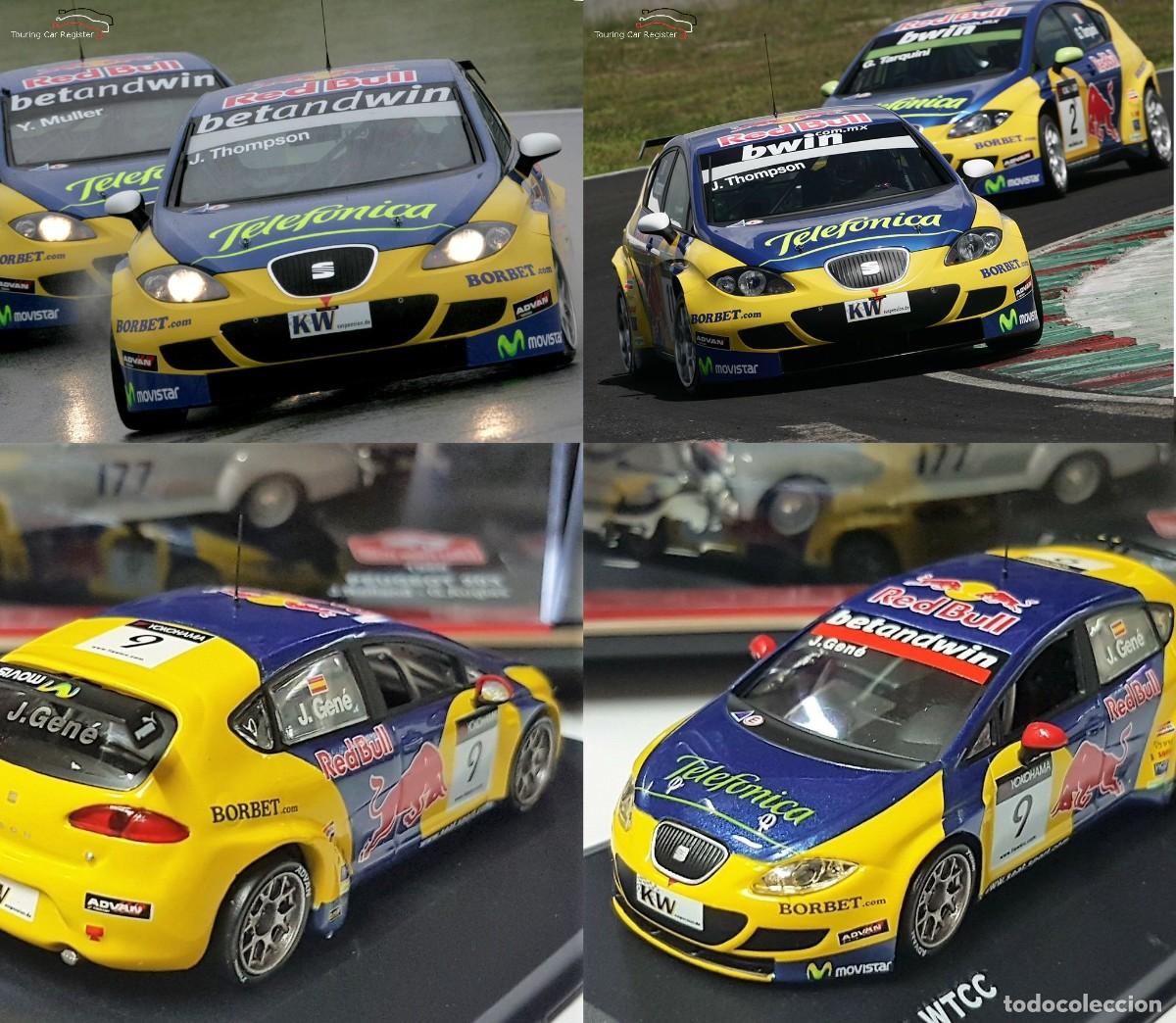 Auto in scala: SEAT LEON WTCC. J. GEN&Eacute;. CURITIBA BRASIL 2006, 1/43. IXO