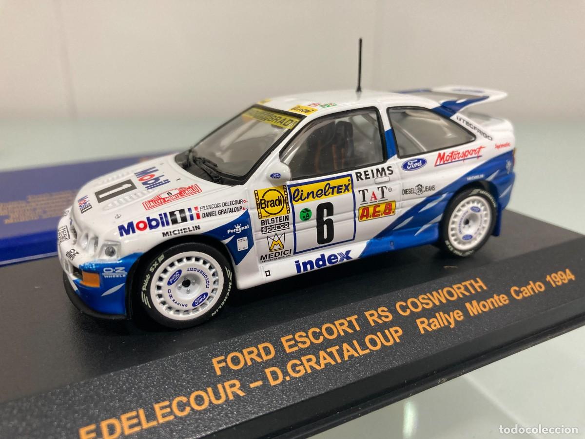 Voitures &agrave; l'&eacute;chelle: Q-1/43, FORD ESCORT MKV RS COSWORTH N&ordm;6, FRAN&Ccedil;OIS DELECOUR, 1&ordm; 62&ordm; RALLY MONTECARLO 1994