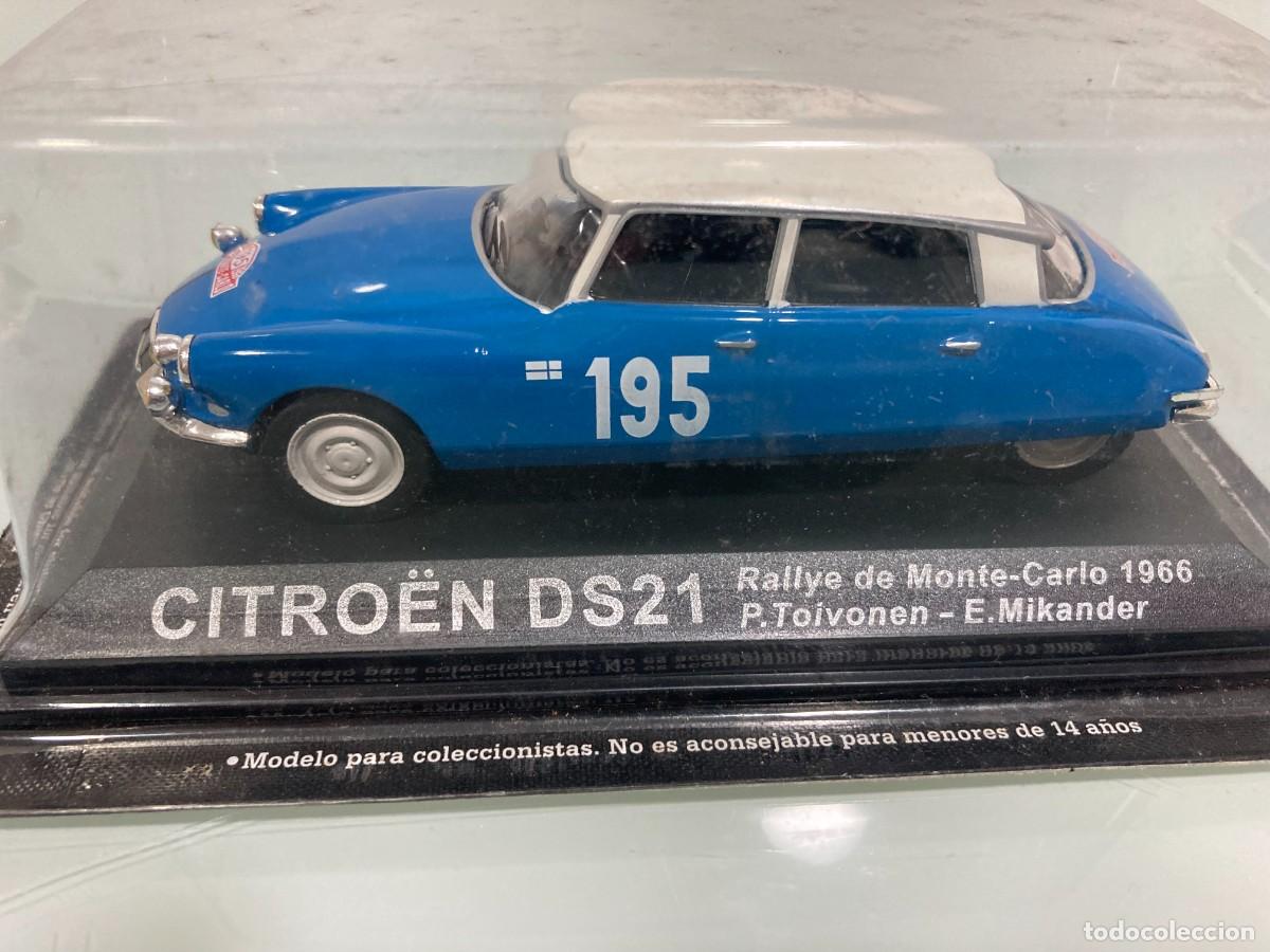 Voitures &agrave; l'&eacute;chelle: O-1/43,CITROEN DS 21 N&ordm;195, PAULI TOIVONEN, ENSIO MIKKANDER, 1&ordm; RALLY MONTECARLO 1966