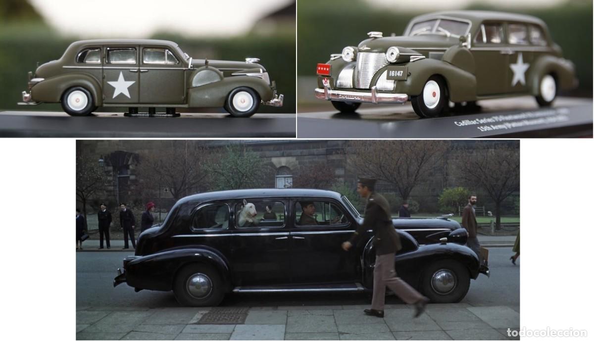 Auto in scala: CADILLAC SERIES 75 FLEETWOOD V8 LIMOUSINE (1939) US ARMY PATTON.DIECAST. 1/43. IXO