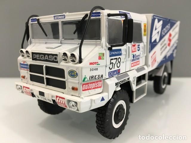 Auto in scala: TRUCK CAMION PEGASO 3046 RALLY PARIS-DAKAR- 1990. DIECAST 1/43. IXO