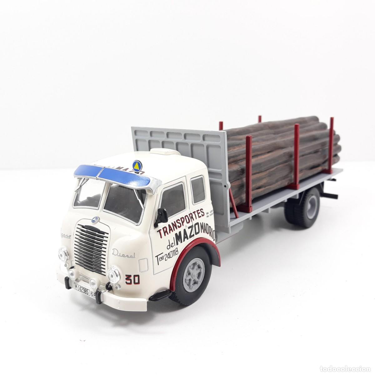Auto in scala: TRUCK CAMION PEGASO II Z-202 di&eacute;sel. FOREST MAZO TRANSPORTATION. DIECAST 1/43. IXO