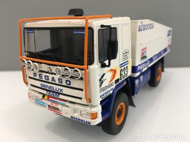 Model Cars: TRUCK CAMION PEGASO TRONER 2236 RALLY PARIS-DAKAR 1988. DIECAST 1/43. IXO