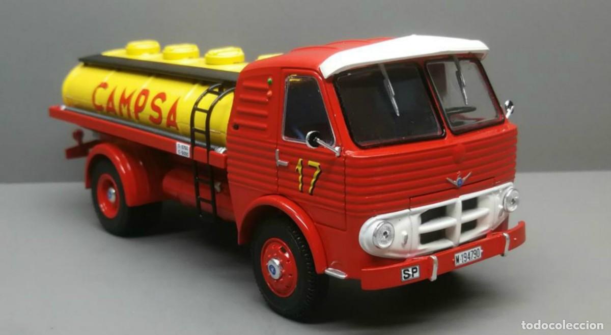 Voitures &agrave; l'&eacute;chelle: CAMION TRUCK PEGASO Z-207 BARAJAS AIRPORT MADRID. CAMPSA. 1958. DIECAST 1/43. IXO