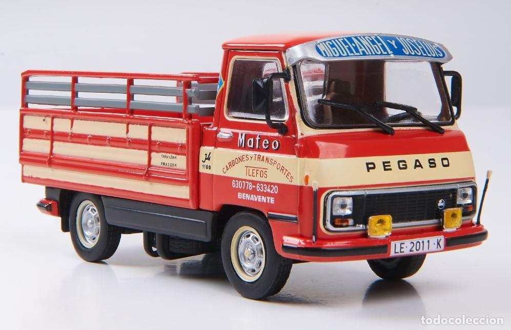 Voitures &agrave; l'&eacute;chelle: VAN FURGONETA PEGASO SAVA J4 PICKUP. CARBONES MATEO (1984). DIECAST 1/43. IXO
