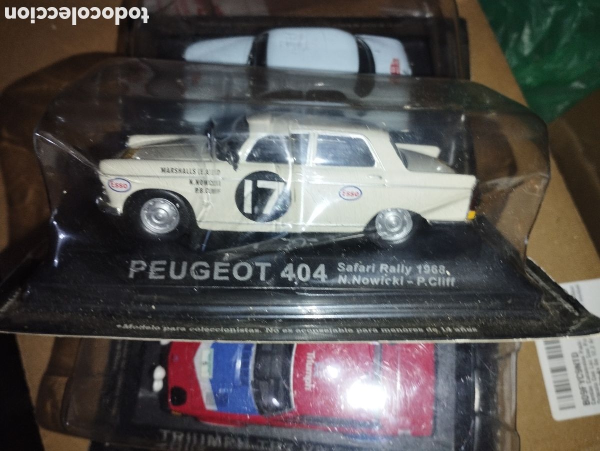 Coches a escala: BLISTER PRECINTADO COCHE RALLY RALLYE PEUGEOT 404
