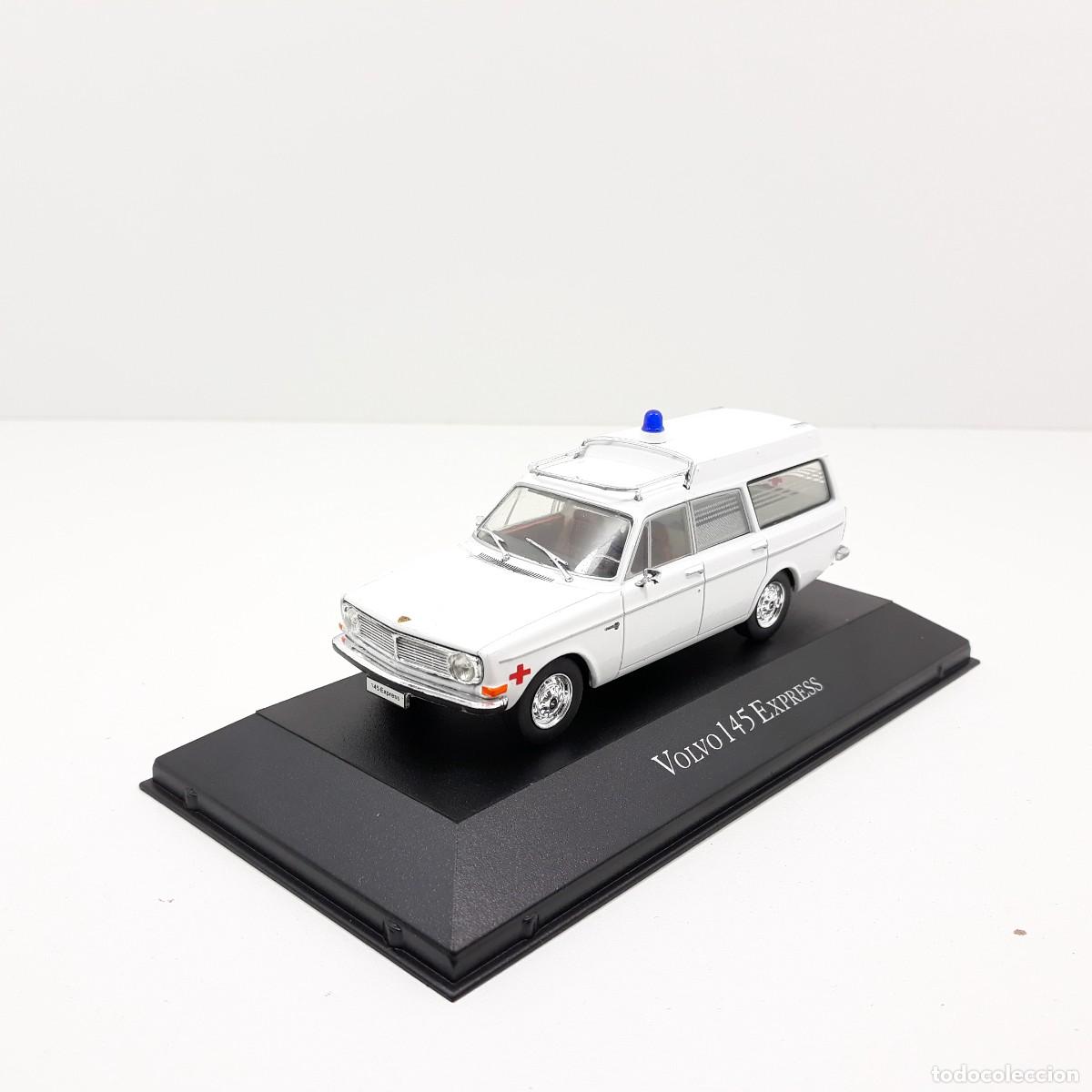 Coches a escala: 1/43 AMBULANCIA VOLVO 145 EXPRESS BLANCA ATLAS