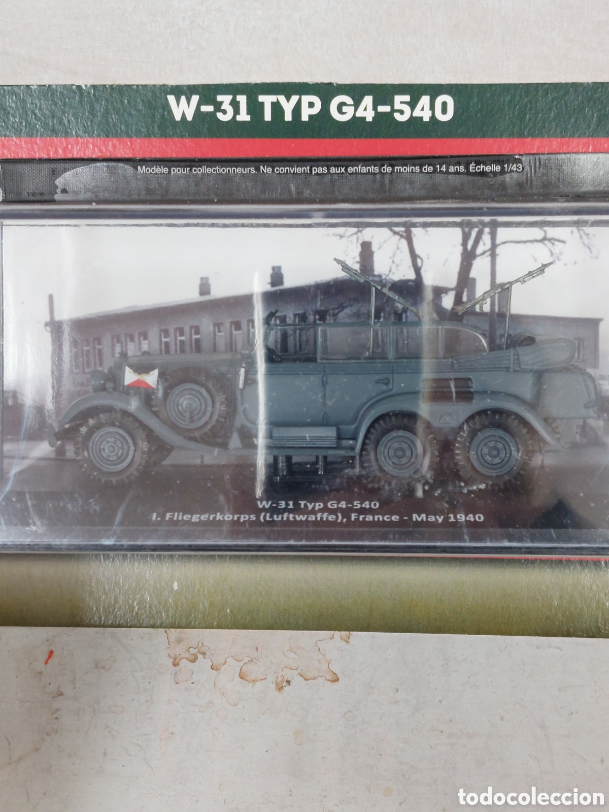 Auto in scala: Coche del ej&eacute;rcito. Mercedes benz W31 TYP G4_540