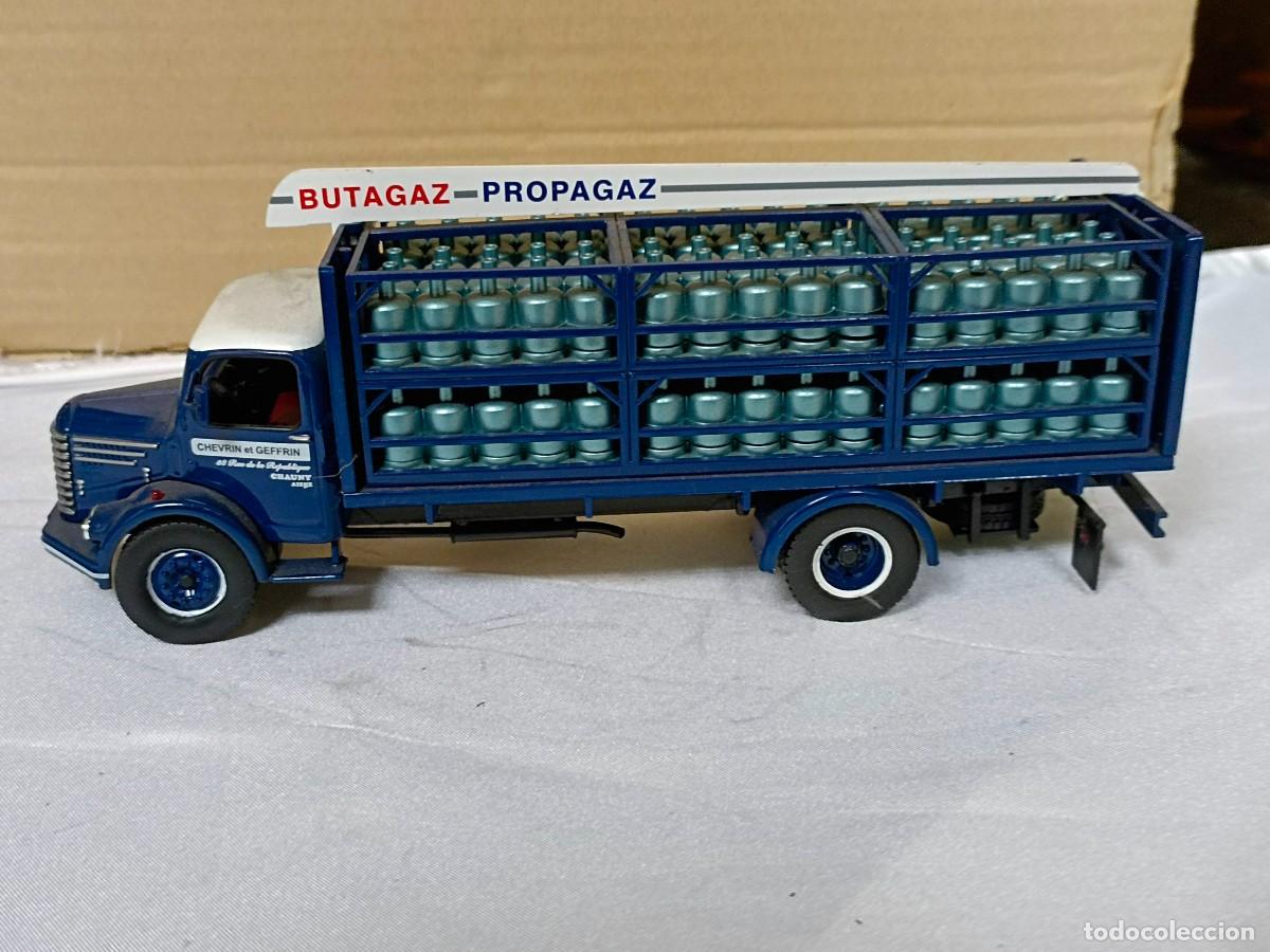 Coches a escala: CAMI&Oacute;N UNIC ZU42 DOONON * IXO 1/43 *BUTAGAZ PROPAGAZ * CHEVRIN ET GEFFRIN, CHAUNI, AISNEUNY