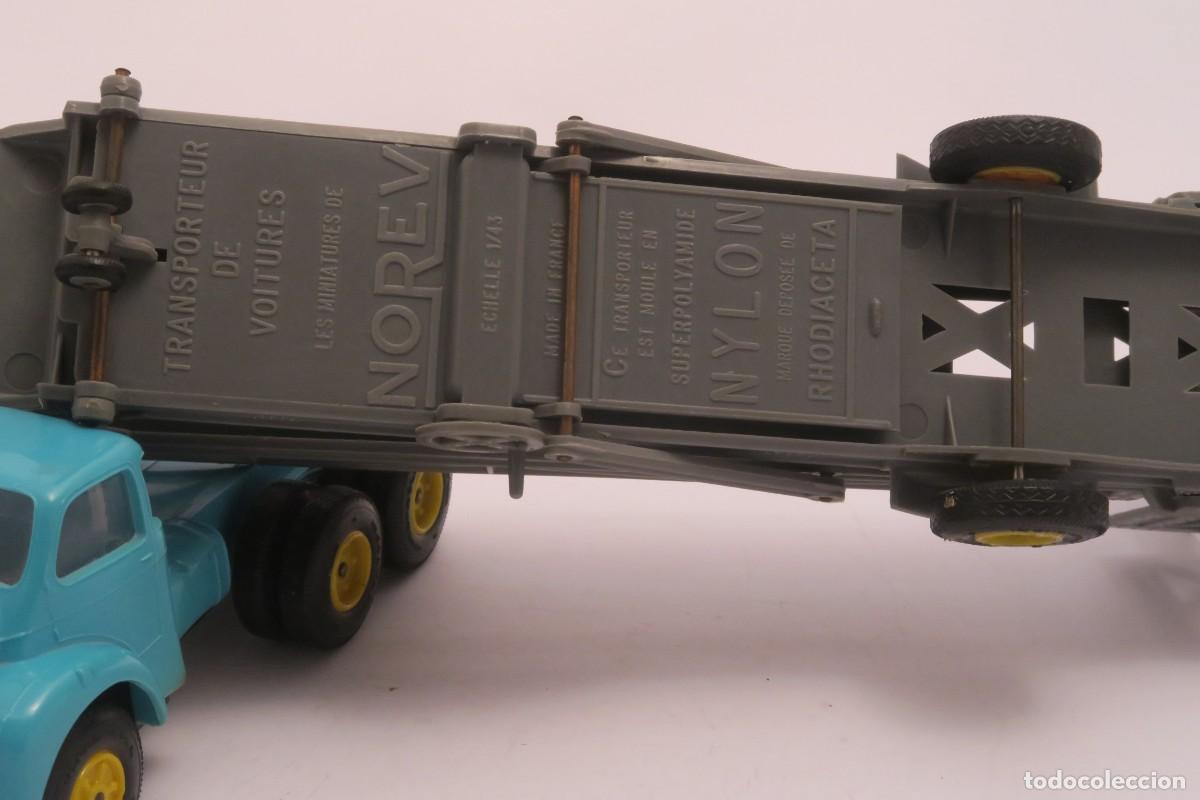 BERLIET Tracteur TBO 15 Vert Avec Remorque Porte-voiture – Norev (occasion)