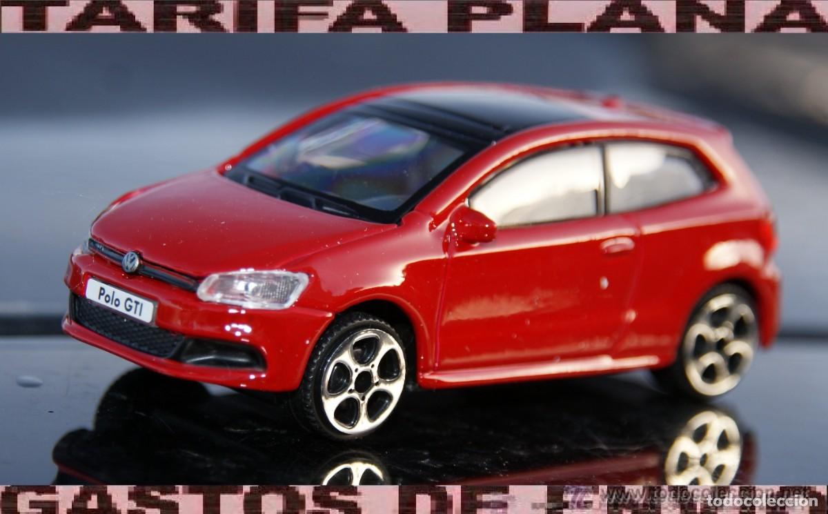 Coches a escala: VW POLO GTI ESCALA 1:43 DE BURAGO EN CAJA NO ORIGINAL