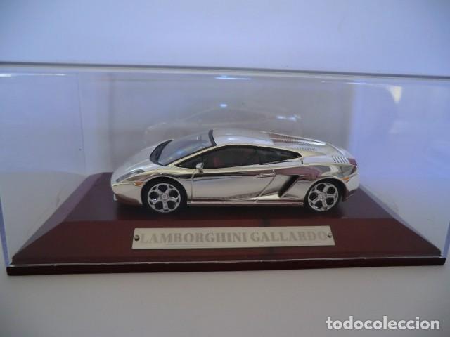 Lamborghini Gallardo Altaya Bañado en Plata Nuevo Urna de Plástico 1/43