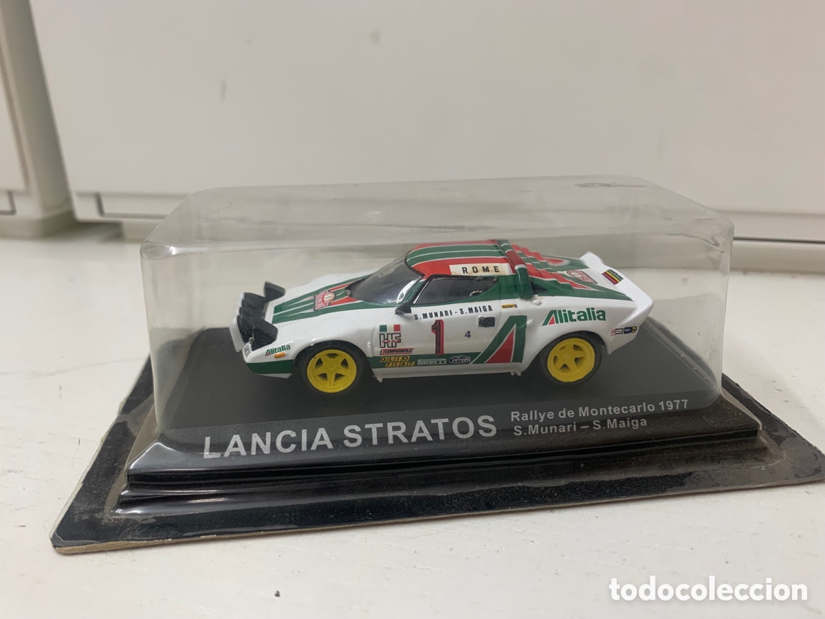 Model Cars: LANCIA STRATOS Rallve de Montecarlo 1977 S.Munari - S.Maiga ALTAYA COCHE